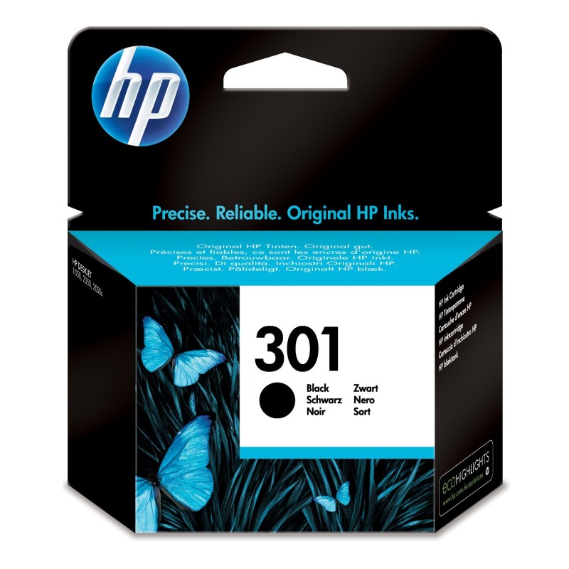 HP 301 Original Druckerpatrone Nero CH561EE